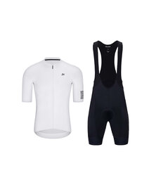 HOLOKOLO Cyklistický krátky dres a krátke nohavice - VICTORIOUS ELITE - čierna/biela